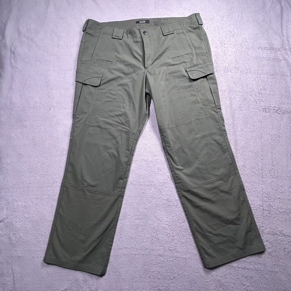 5.11 Tactical Cargo Pants Womens 20 Reg Olive Green Work Utility